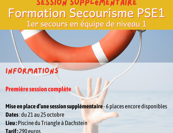 Session supplémentaire PSE1