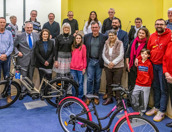 Remise des prix du Tour-vélo