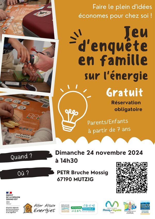 Jeu d'enquête sur l'énergie en famille