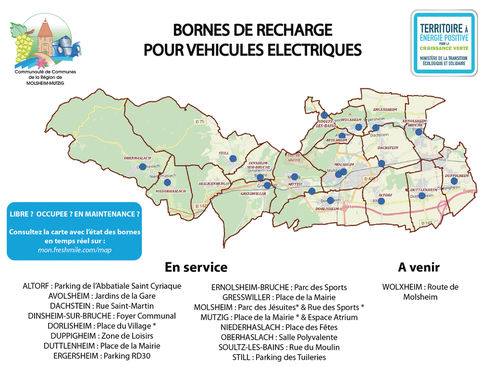 localisation bornes localisation bornes